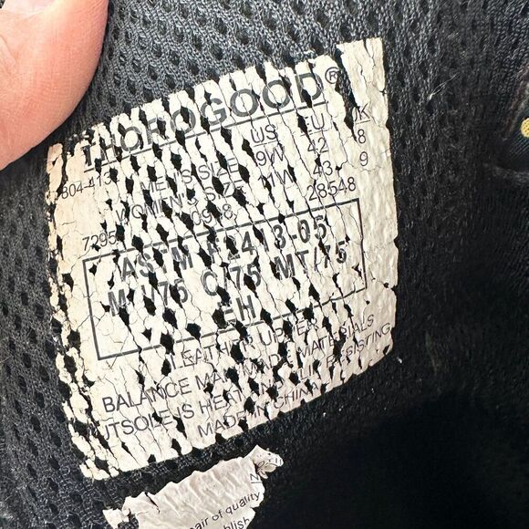 Thorogood Mens Side Zip Wellington Met Safety Toe Boot Size 9 Wide Vibram 8" - Picture 13 of 13